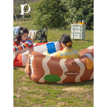 puui original life new inflatable sofa lazy music festival camping convenient air bed ins outdoor