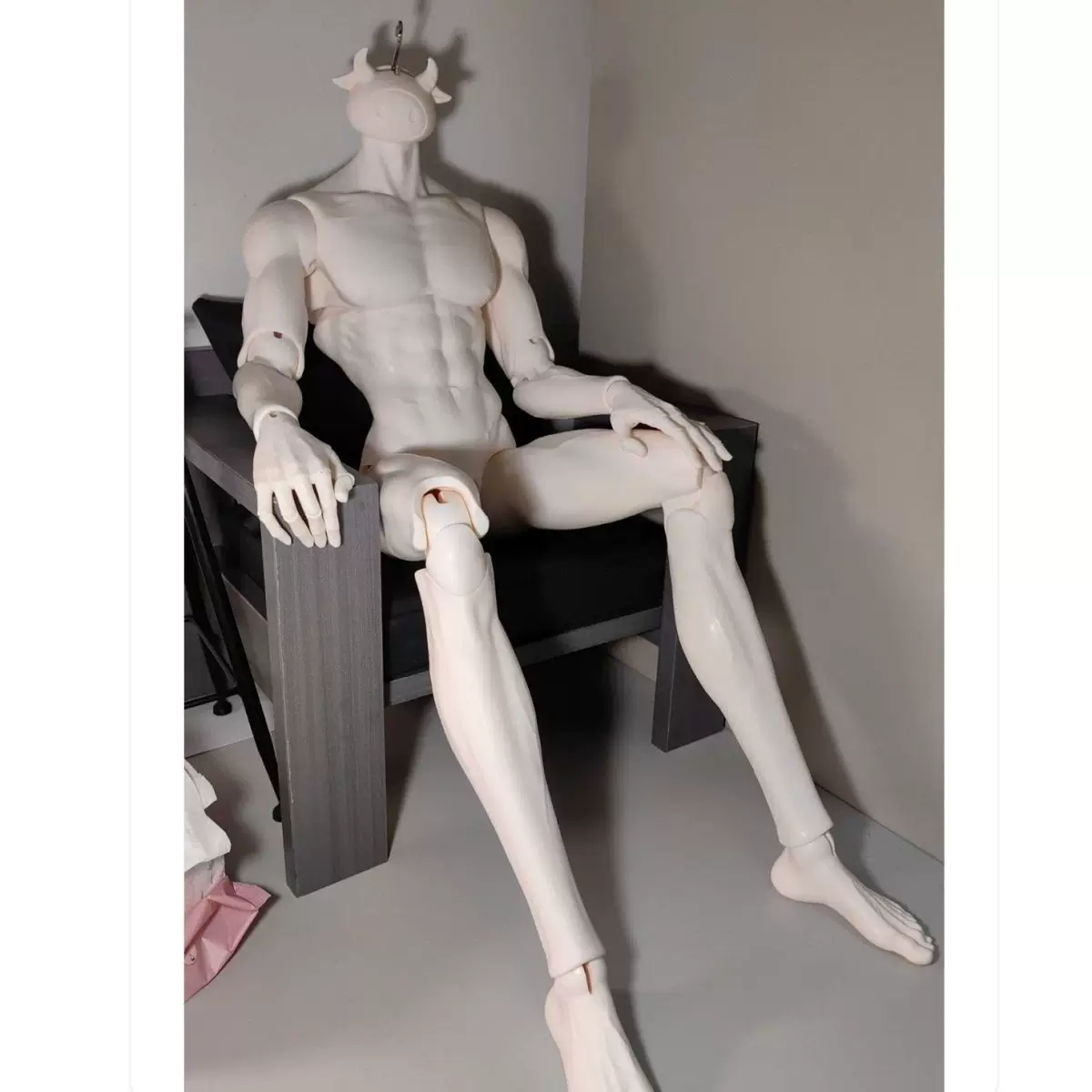 Тело BJD Love and Deep Space AM77 — 3‑точечная скульптура SD/MJD, 10×8×6 см, 0,12 кг