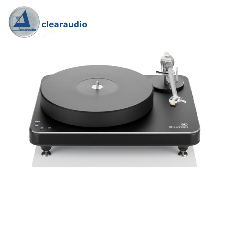 German Clearaudio Clear Ovation LP Black Gel Record Machine Black Gel disc