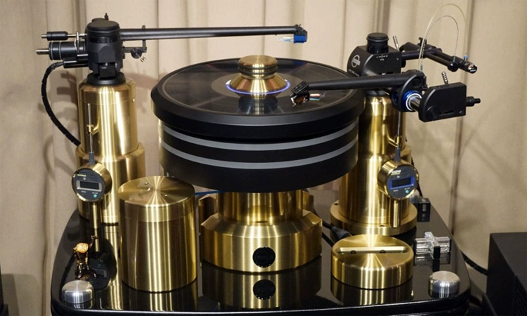 Máy ghi âm vinyl Gusma Kuzma Stabi XL DC ghi đĩa nặng với điều khiển tốc độ tháp điều chỉnh tốc độ 	máy nghe nhạc đĩa than giá rẻ	