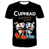 3D Cuphead Mugman Game Kids Fut Shirt Print Girls Boys Childre