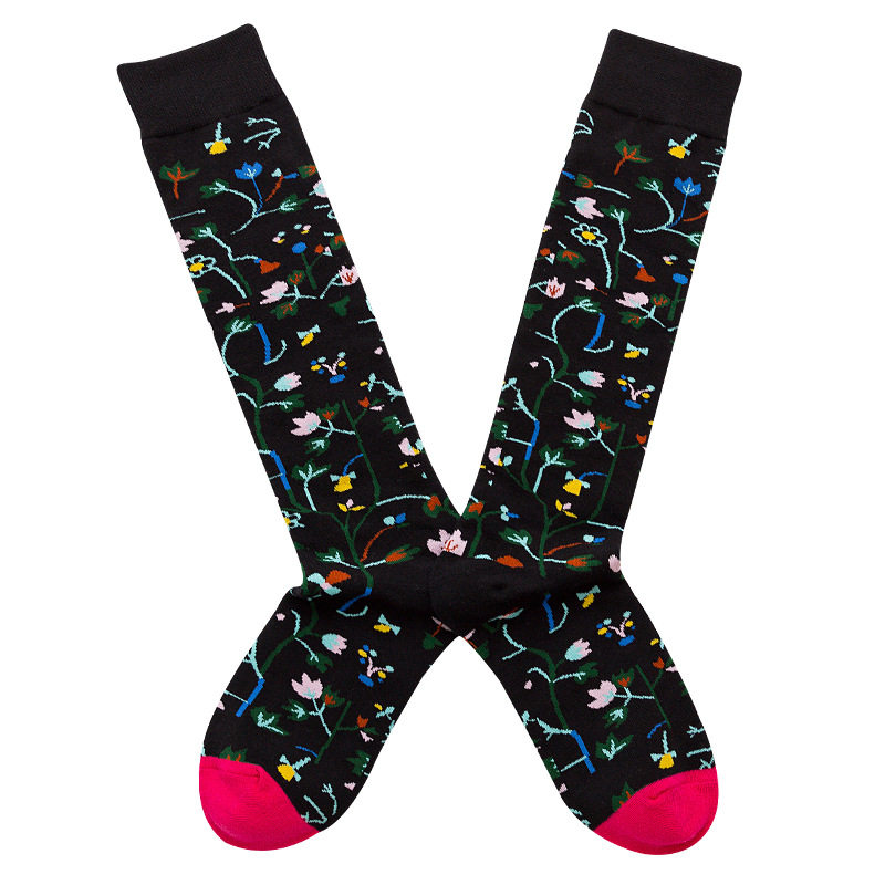 Носки medium and high tube calf and knee socks french ins style re Aishang