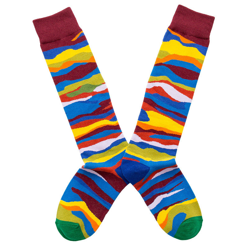 Носки medium and high tube calf and knee socks french ins style re Aishang