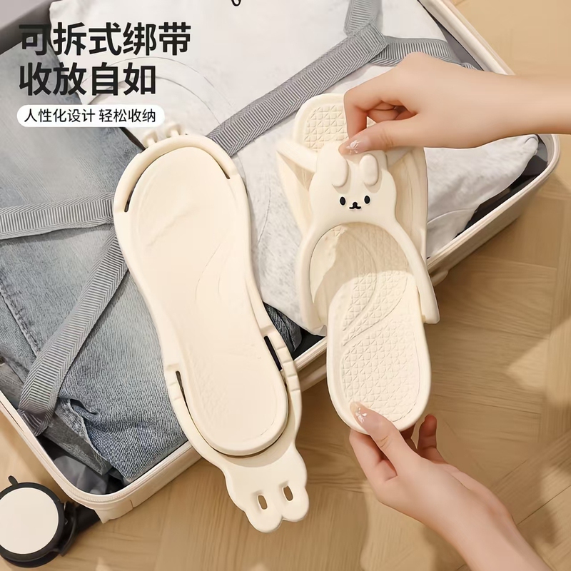 Foldable Travel Slippers for Women, Portable for Hotel Business Trips, Swimming, Bathroom, Non-Slip, Suitable for Bathing, Beach, Couple Sandals Foldable Travel Slippers for Women, Portable for Hotel Business Trips, Swimming, Bathroom, Non-Slip, Suitable for Bathing, Beach, Couple Sandals