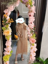 Mirror edge decoration diy transformation material package full body mirror decoration snow pear paper dried flowers high-end homemade lace