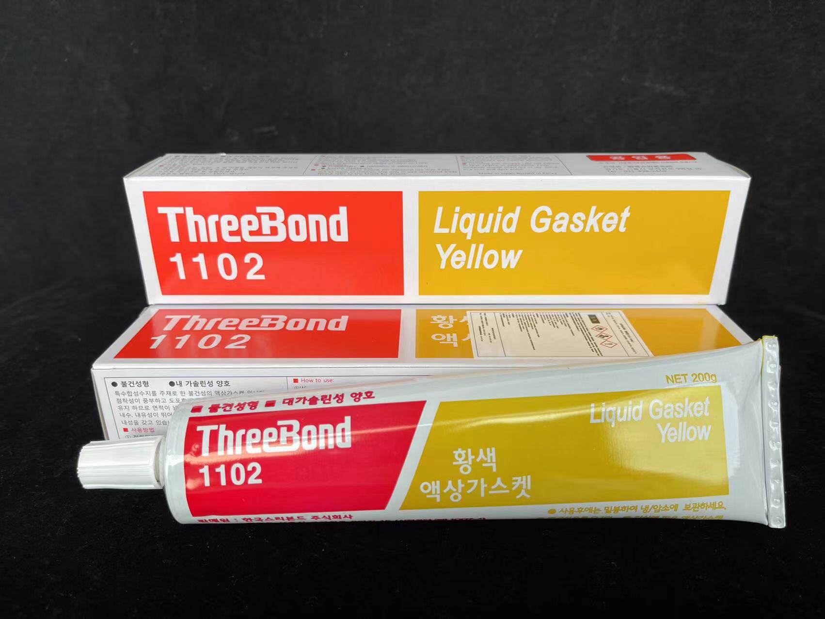 日本三键TB1102不干性密封胶 threebond1102耐水耐油性液态垫圈胶