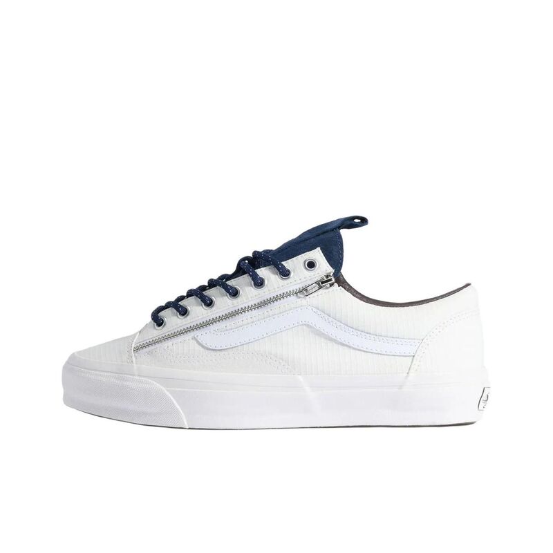 Vans Old Skool 36 Premium Zip Comfortable Fit Sneakers Unisex White