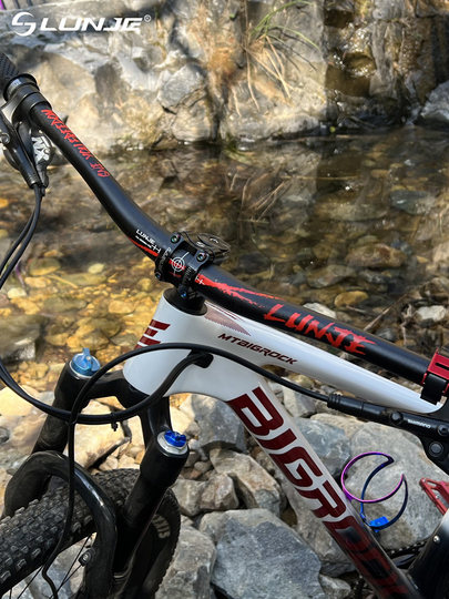 Marca de rueda Manillar de bicicleta de montaña francotirador Yanbar XC todoterreno 31,8 manillar de aleación de aluminio accesorios de manillar de bicicleta horizontal