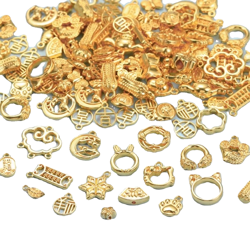 Смешанная золотая серебряная подвеска, ручка, металлический аксессуар, аксессуары, DIY, прямые продажи с завода