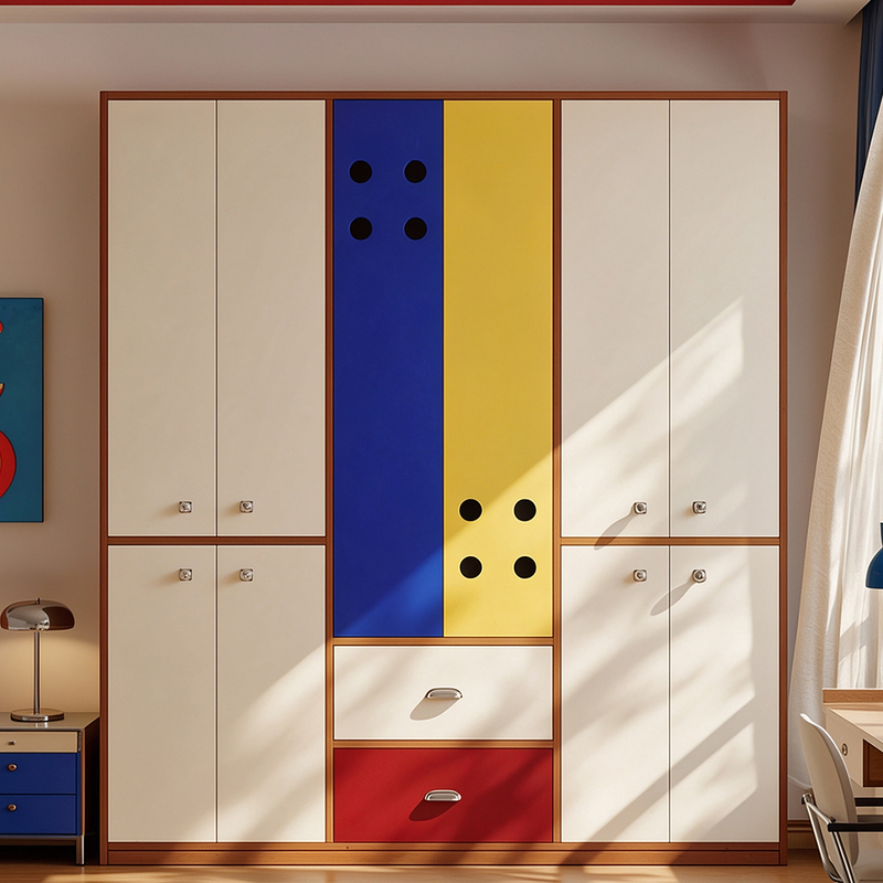 Bauhaus Wardrobe for Home Use in the Bedroom, Segmented 2026 New Model Closet Storage Cabinet Bauhaus Wardrobe for Home Use in the Bedroom, Segmented 2026 New Model Closet Storage Cabinet