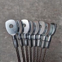 304 316 Steel wire rope open and closed fish eye terminal pressed aluminum sleeve high tension screw lamp safety sling