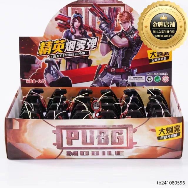 24 Colorful Smoke Toys That Can Smoke, Pull-Out Props, Realistic Grenade Models, Prank Items for Small Shops