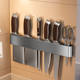 Stainless Steel Knife Holder Kitchen Wall-Mounted Knife Rack Storage Rack Simple No-Drill Knife Organizer Cutting Knife Holder Gadget