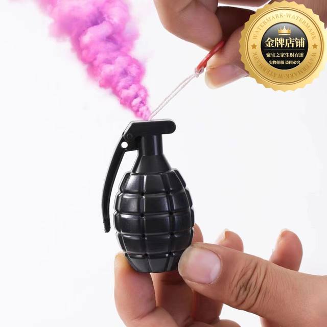 24 Colorful Smoke Toys That Can Smoke, Pull-Out Props, Realistic Grenade Models, Prank Items for Small Shops