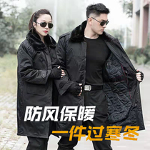 Winter cotton coats for men and women thickened wind-proof cold-proof waterproof and warm work and training cotton clothes medium and long labor protection work clothes large cotton-padded jackets