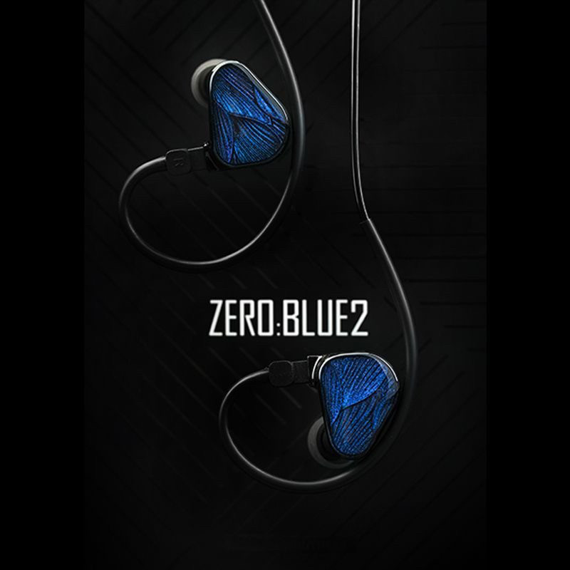 Проводные HiFi наушники truthear zero:blue2 有线入耳式hifi耳机双动圈3.5插头0.78插针 001