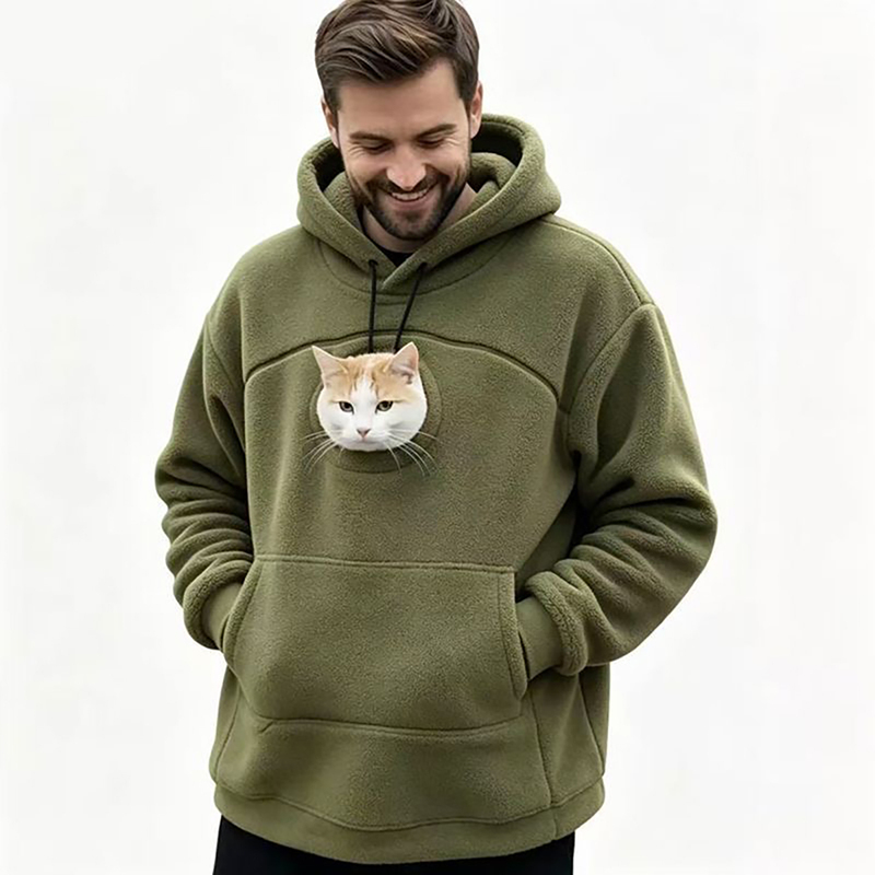 Refreshing and Gentle, All-In-One Pet-Friendly Solid Color Hooded Sweatshirt, Casual for Home and Commuting, Loose Fit, Versatile in Multiple Colors Refreshing and Gentle, All-In-One Pet-Friendly Solid Color Hooded Sweatshirt, Casual for Home and Commuting, Loose Fit, Versatile in Multiple Colors