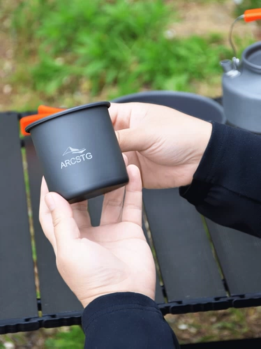 ARCSTG Outdoor Folding Water Cup Portable Ultralight Alminum Aluminum сплав водяной чашка для пикника для пикника Coffee Cup Cup Mug кружка
