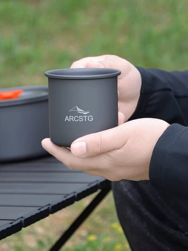 ARCSTG Outdoor Folding Water Cup Portable Ultralight Alminum Aluminum сплав водяной чашка для пикника для пикника Coffee Cup Cup Mug кружка