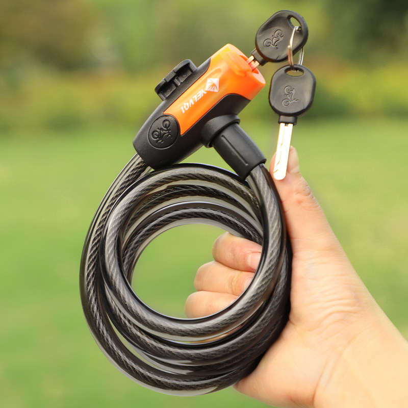 Bicycle lock anti-theft combination lock mountain bike electric vehicle battery car lock chain lock bicycle lock accessories Daquan