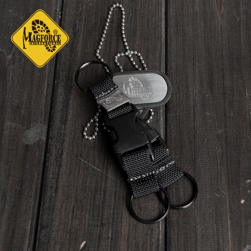MAGFORCE McGurthus Dema Outdoor Tactical Equipment 1716 Dual Keyring Multifunctional Snap