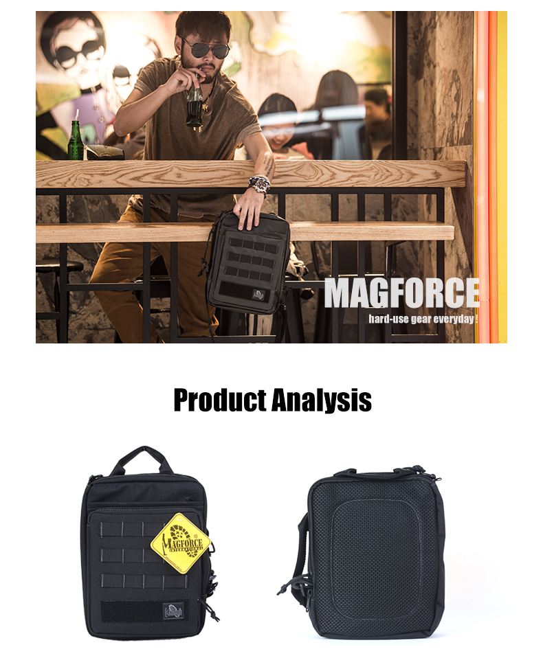 Maige Huos magforce Đài Loan thể thao ngoài trời cưỡi ba ​​lô 6606 quân đội túi đeo vai tập tin gói nhỏ túi du lịch