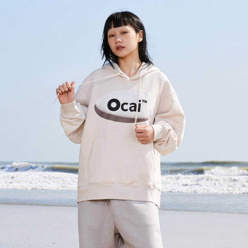 Ocai Egg Logo Hoodie, Trendy Chinese Brand, Loose Fit, Multi-Color Printed Sweatshirt Jacket for Couples, Unisex Ocai Egg Logo Hoodie, Trendy Chinese Brand, Loose Fit, Multi-Color Printed Sweatshirt Jacket for Couples, Unisex