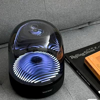 Глянцевый Harman Katon Aura Studio3 Crystal 4-го поколения беспроводная Bluetooth-колонка с тяжёлым сабвуфером барабанного типа
