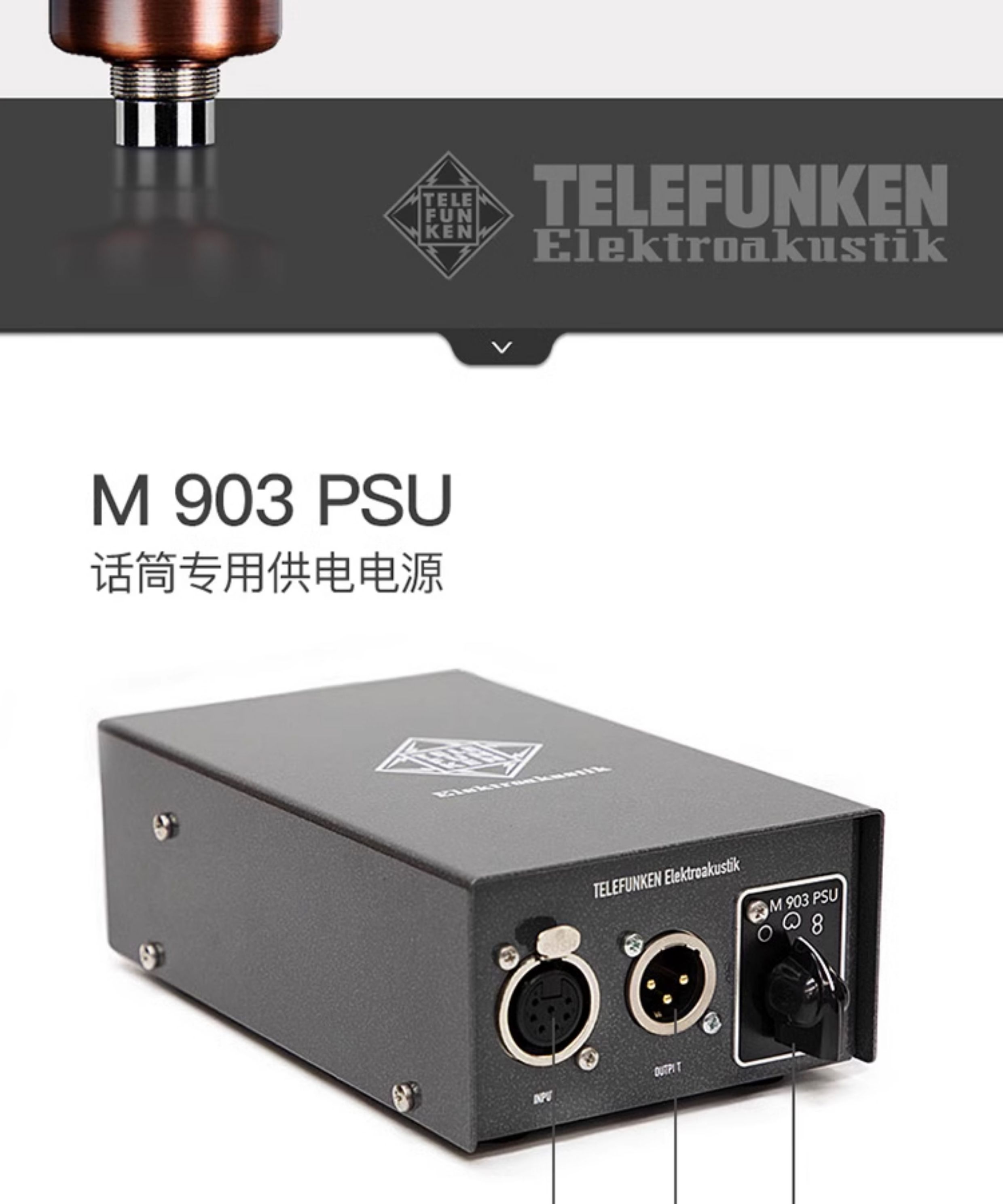 Telefunken/德律风根 TF39电容麦克风插图8