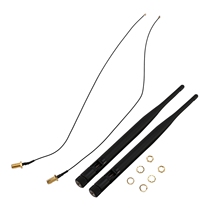 2 x 6dBi 2 4GHz 5GHz Dual Band WiFi RP-SMA Antenna 2 x 35c