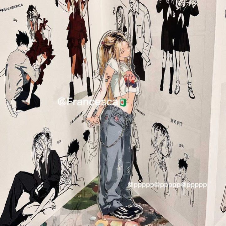 Small Red Book Co-style Volleyball Juvenile Lone Claw Grinding acrylic standart Painted Man with fine gift bestie-Taobao