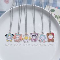Yu Gui Dog necklace high design sense small luxury and sweet little new cartoon animal accessories girl girl girl girl girl girl girl girl girl girl girl girl