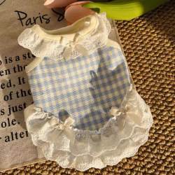 Summer Pet Cat Clothes, Anti-Shedding, Breathable, Thin Style, Devon Cat, British Shorthair, Lace Kitten Clothes, Princess Dress