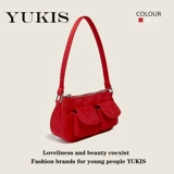 Брендовая дизайнерская сумка через плечо, нейлоновая сумка на одно плечо, сумка подмышку, Южная Корея, тренд сезона