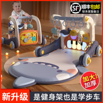 Japanese pedal piano baby fitness frame walker 0-2 years old 3 years old educational early education newborn toddler baby toy