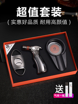 German cigar scissors cigar scissors lighter set tool three-in-one pliers punch ashtray cigar special