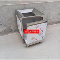 Wuhan stainless steel scrap car collection and recycling table kitchen swill table tableware trash can collection scrap table scrap food collection table