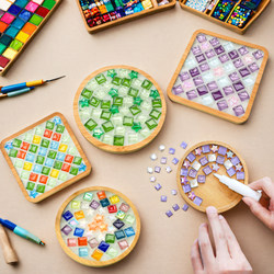 Mosaic DIY Coaster Craft Material Kit for Kids LAOSHU Gift for Adults Kindergarten Patch Creative Art