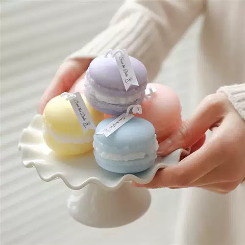 [Милый макаронный торт свечи домашнее украшение handmade craft]