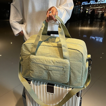 Short-Distance Travel Bag, Large Capacity, Women's Trolley Case, Carry-On Bag, Portable Shoulder Handbag, Expandable Luggage Bag