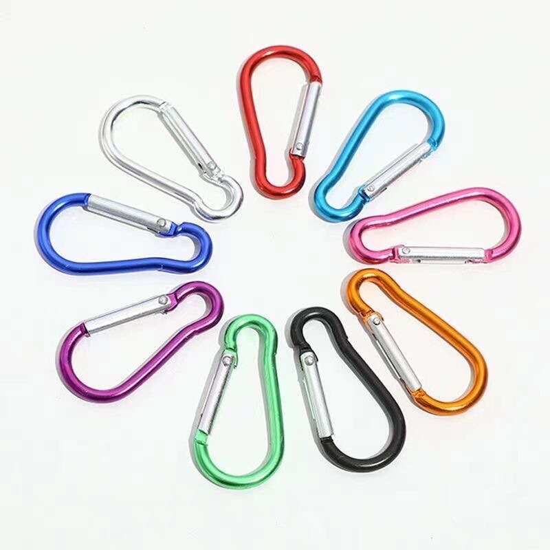 Outdoor Gourd-Shaped No. 5 Spring Hook, Climbing Water Bottle Backpack Carabiner, Led Light Clip, Aluminum Alloy Keychain Outdoor Gourd-Shaped No. 5 Spring Hook, Climbing Water Bottle Backpack Carabiner, Led Light Clip, Aluminum Alloy Keychain