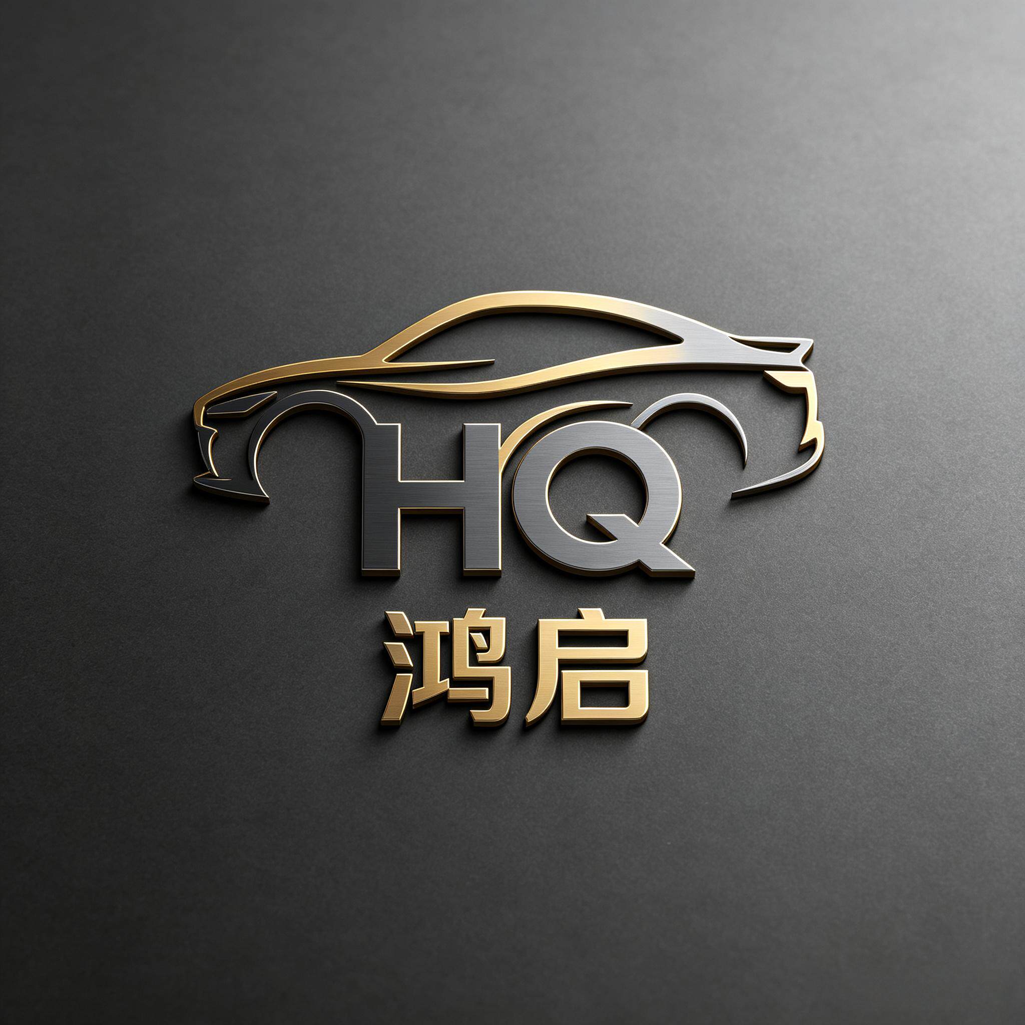 鸿启旗舰店的LOGO