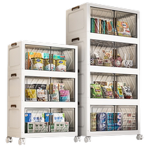 Non-mounting folding containing cabinet Home Living room Toys Zero food cabinet light lavish plastic Miscellaneous Finishing Cabinet Lockers