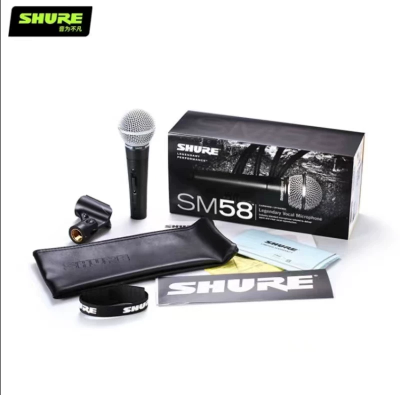 Б/у подлинный Shure/Shul SM58S проводной микрофон для голоса на сцене записи песен