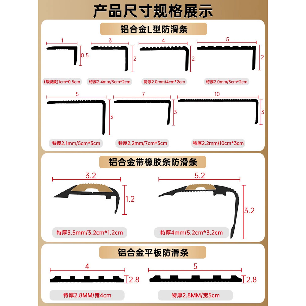 如何选择适合的楼梯防滑条？2026年最新趋势揭秘-收边条-淘宝百科网