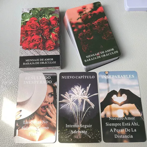 12 Little 7 см испанское сообщение о любви Oracle Cards Card