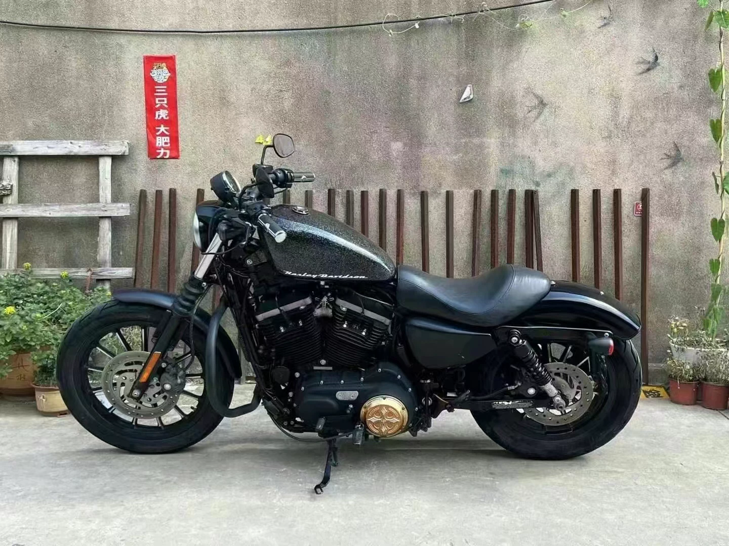 Импортированный Harley Wolverine 883 суровый парень x48 ретро круиз V-цилиндр Benda Jinjila 300 прочный мотоцикл