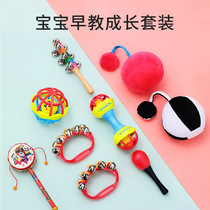 Rattle old-fashioned handmade rattle newborn toy that can be chewed chased and grasped to train babys hearing