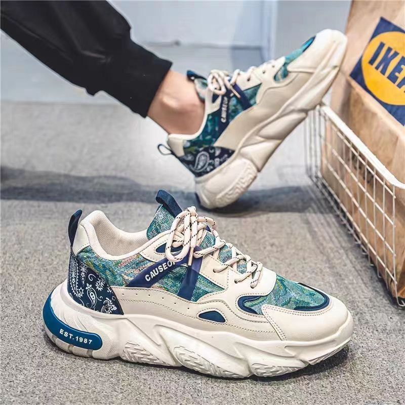 Australian Teles Withdrawal Cabinet Picks Up Leak Breathable Shoes Korean Version Trends 100 Hitch Small White Shoes Thick Bottom Sneakers Casual Old-Taobao