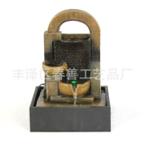 Креативные мини-водяные занавески, настенные настольные фонтанные украшения, современный фонтан в европейском стиле, украшения для фонтана с проточной водой